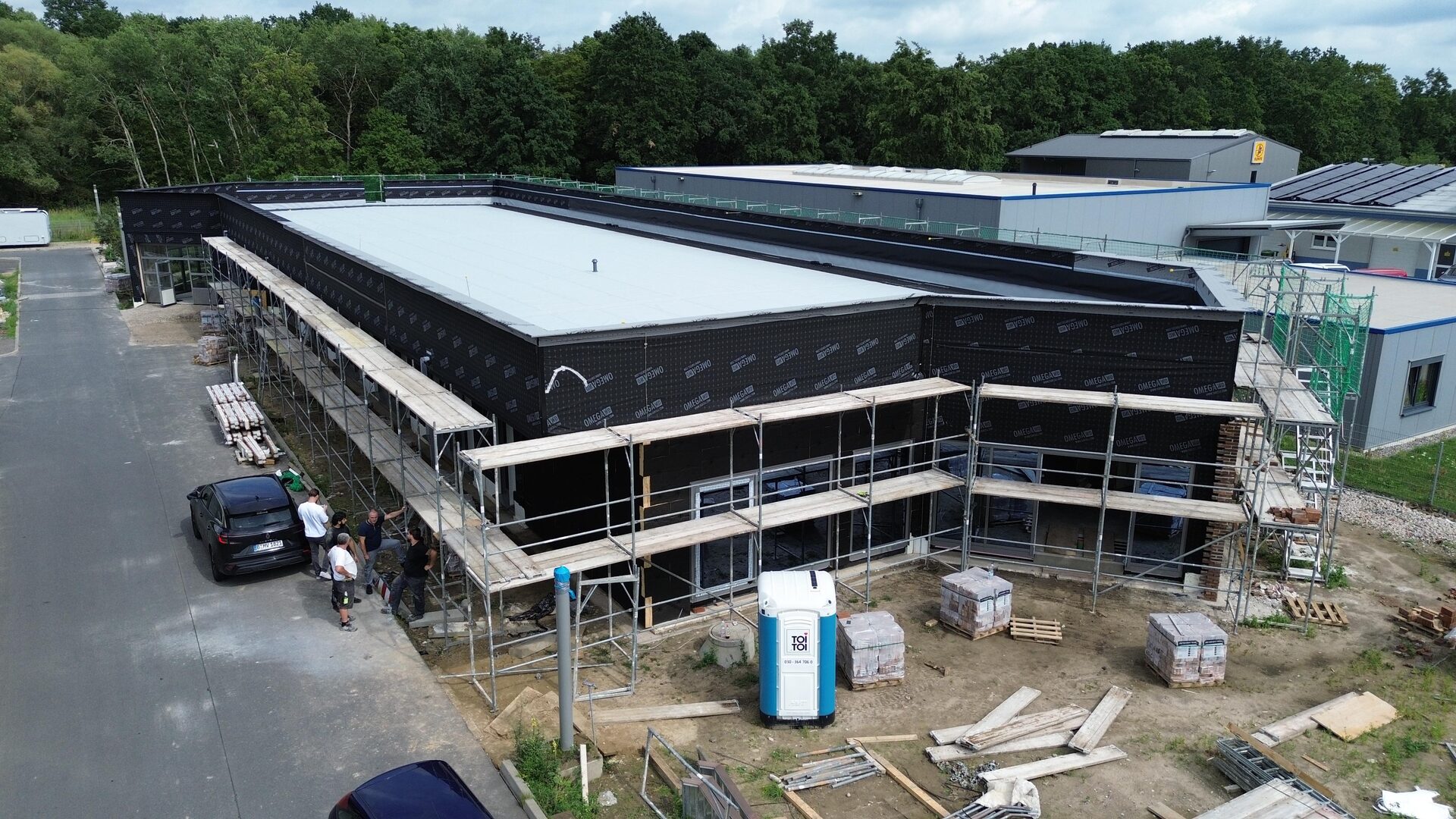 Klinkerfassade Gewerbeobjekt